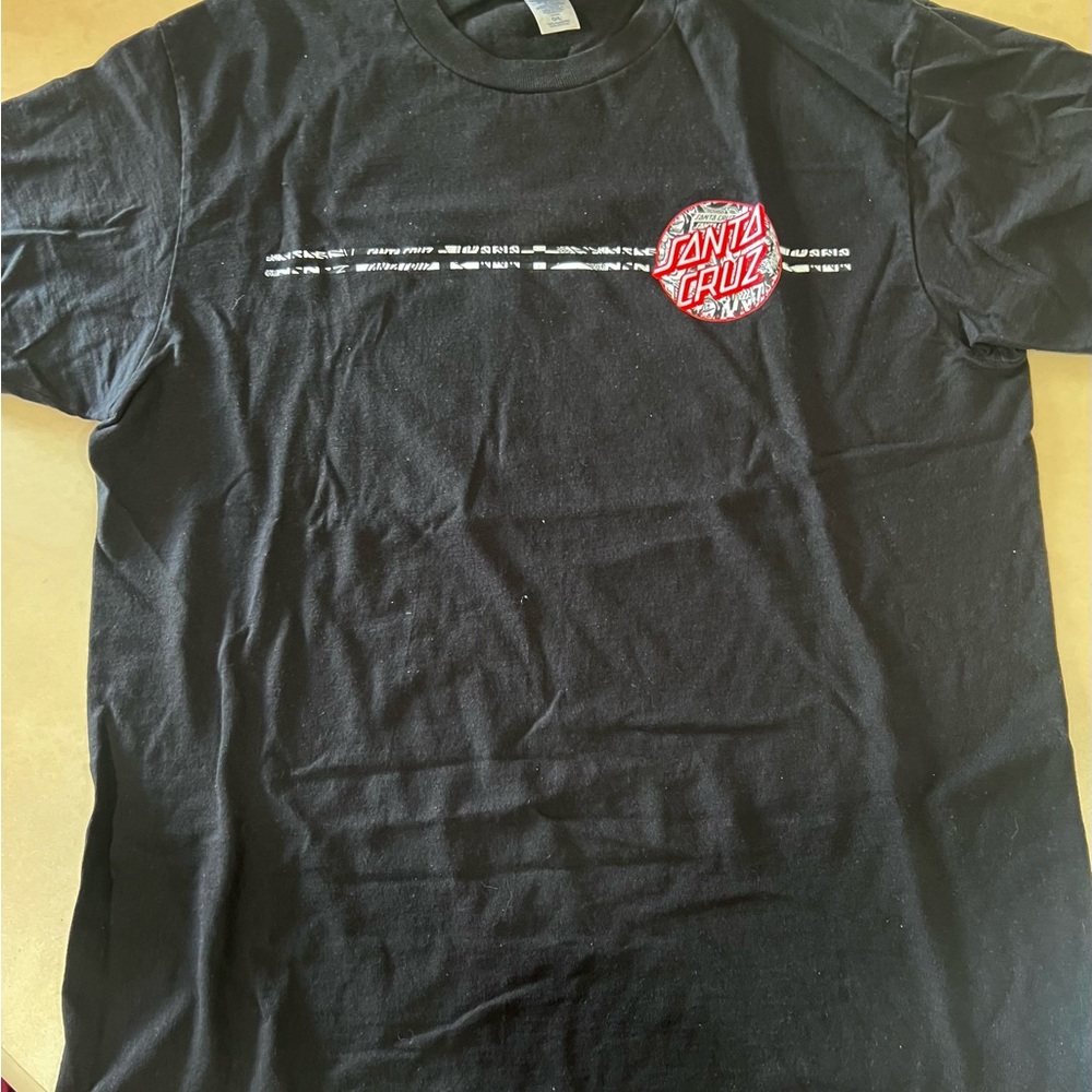 Santa Cruz Skateboards Black Men's T-Shirt